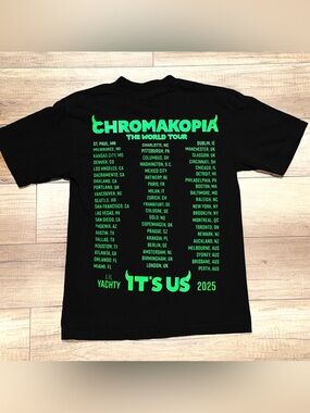 Lil Yachty x Tyler the Creator Chromakopia Official Tour Merch T Shirt Adult S
